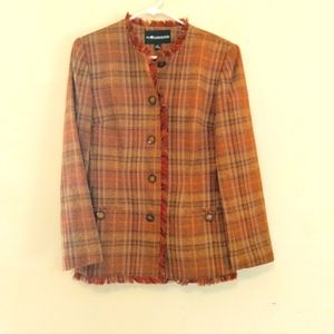Sag harbor orange flannel jacket